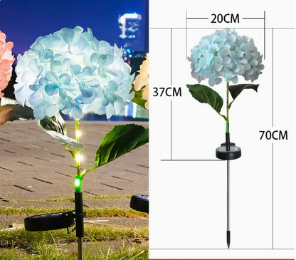 🔥Hot Sale-59% OFF🔥Outdoor Solar Hydrangea Flower Lights