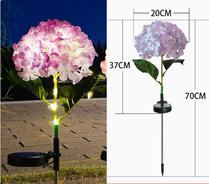 🔥Hot Sale-59% OFF🔥Outdoor Solar Hydrangea Flower Lights