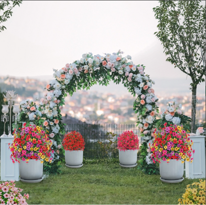 🔥Last Day Sale - 70% Off🔥Artificial Eucalyptus and Violet Ground-Insert Floral Decoration