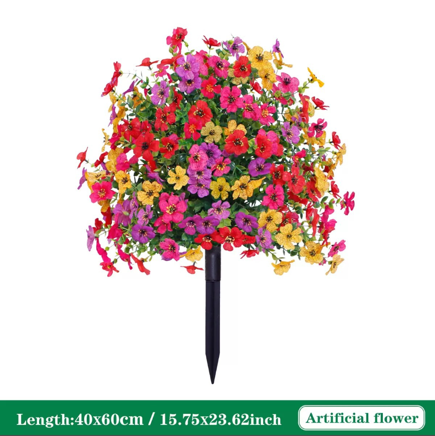 🔥Last Day Sale - 70% Off🔥Artificial Eucalyptus and Violet Ground-Insert Floral Decoration