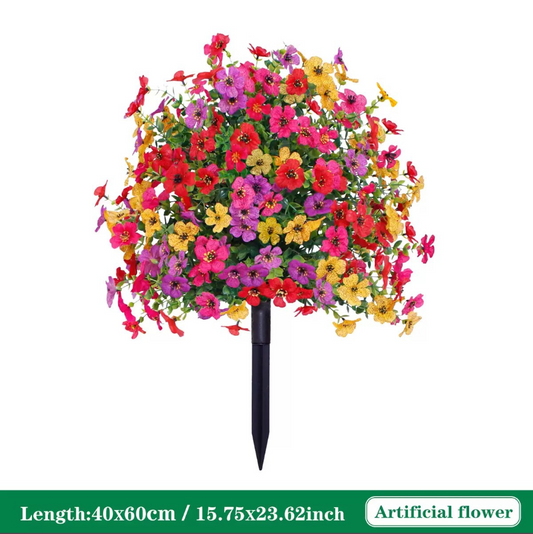 🔥Last Day Sale - 70% Off🔥Artificial Eucalyptus and Violet Ground-Insert Floral Decoration