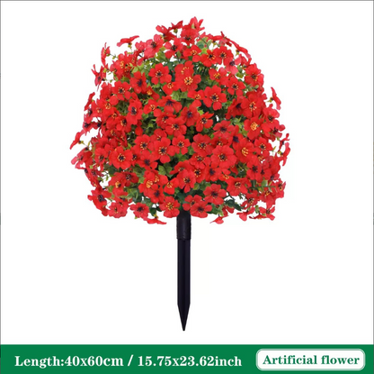 🔥Last Day Sale - 70% Off🔥Artificial Eucalyptus and Violet Ground-Insert Floral Decoration