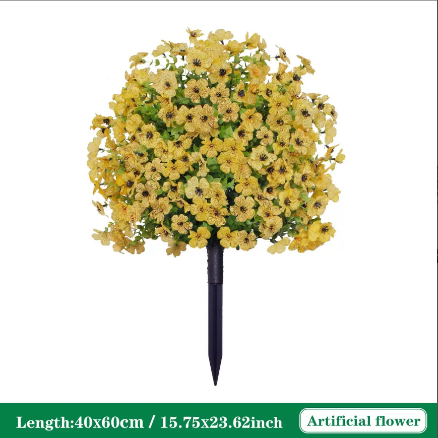 🔥Last Day Sale - 70% Off🔥Artificial Eucalyptus and Violet Ground-Insert Floral Decoration