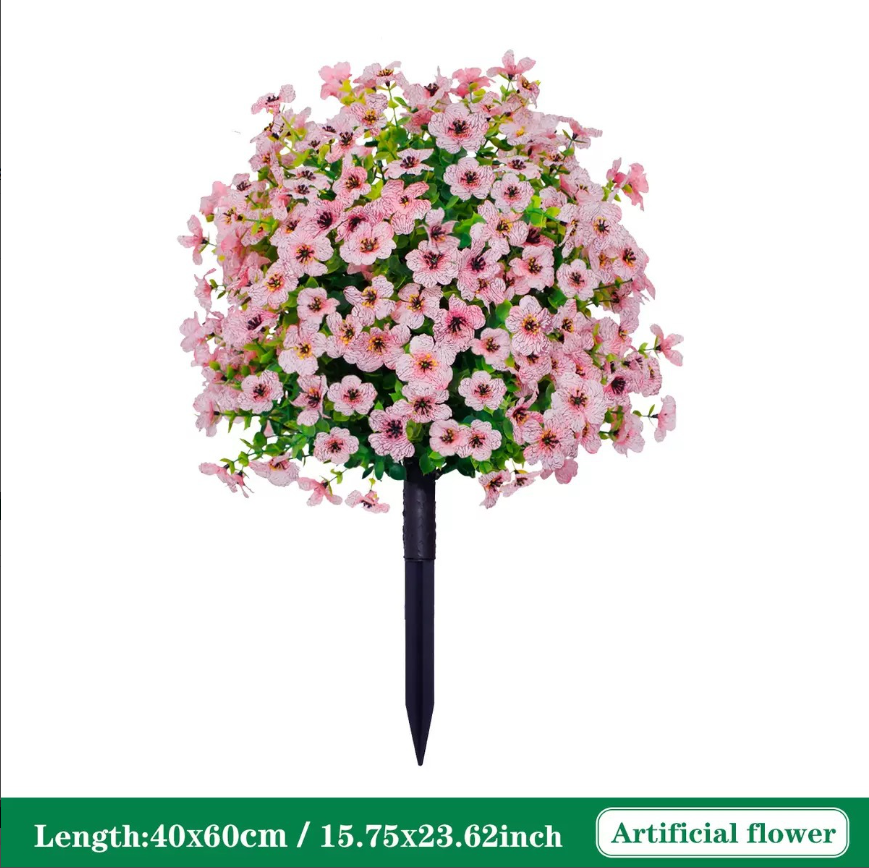 🔥Last Day Sale - 70% Off🔥Artificial Eucalyptus and Violet Ground-Insert Floral Decoration