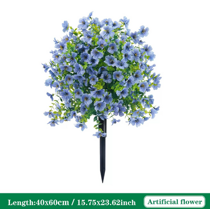 🔥Last Day Sale - 70% Off🔥Artificial Eucalyptus and Violet Ground-Insert Floral Decoration
