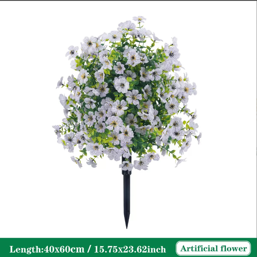 🔥Last Day Sale - 70% Off🔥Artificial Eucalyptus and Violet Ground-Insert Floral Decoration