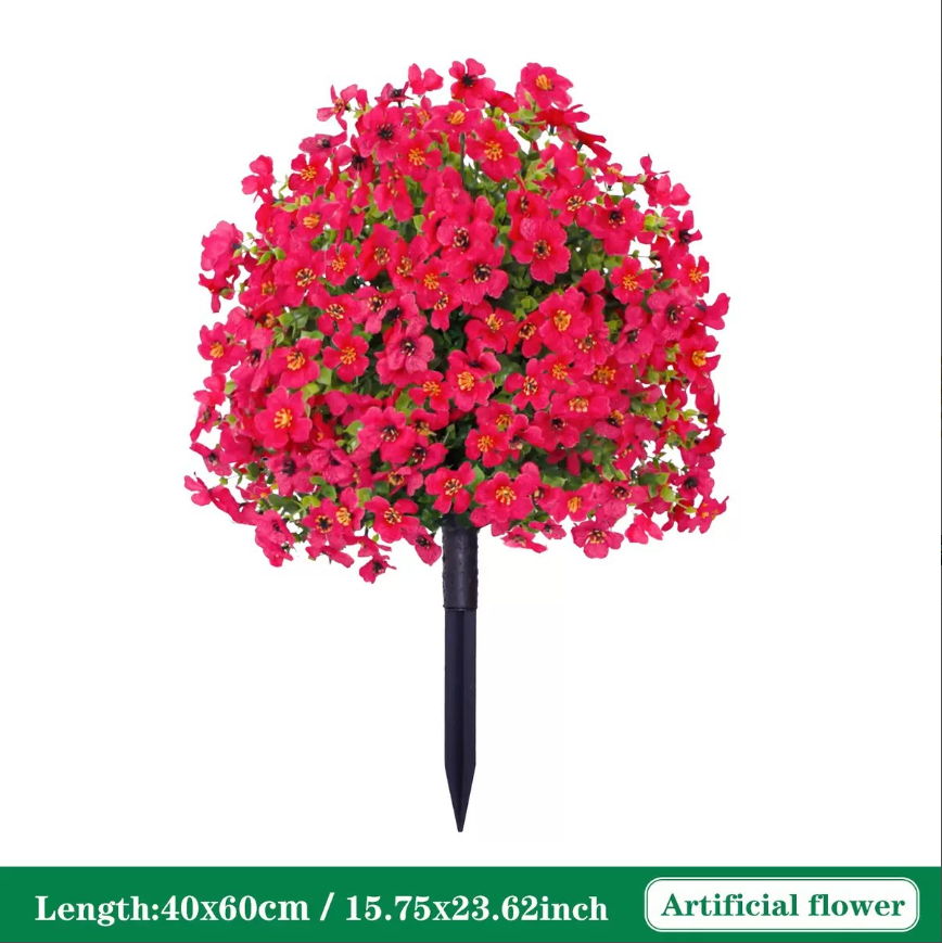 🔥Last Day Sale - 70% Off🔥Artificial Eucalyptus and Violet Ground-Insert Floral Decoration
