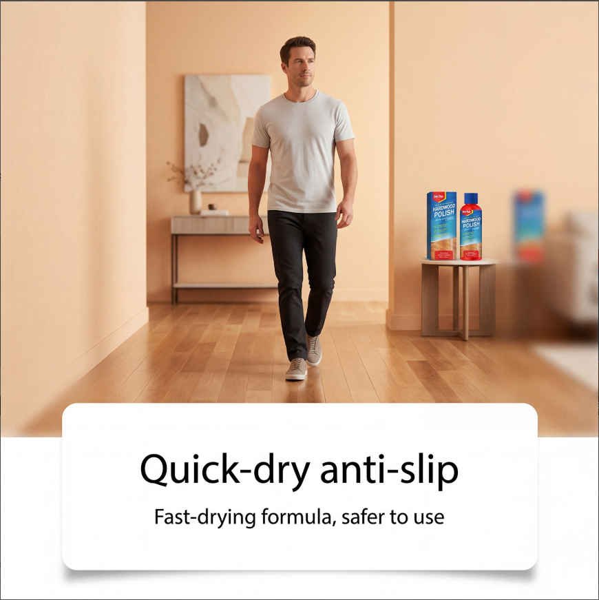 Restore & Protect Your Wood Floors – Instant High-Gloss Shine for Home Surfaces!