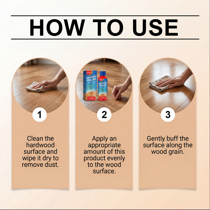 Restore & Protect Your Wood Floors – Instant High-Gloss Shine for Home Surfaces!