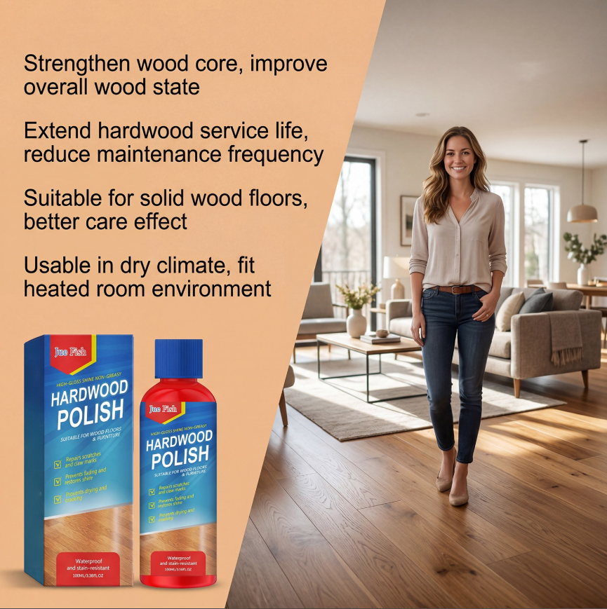 Restore & Protect Your Wood Floors – Instant High-Gloss Shine for Home Surfaces!
