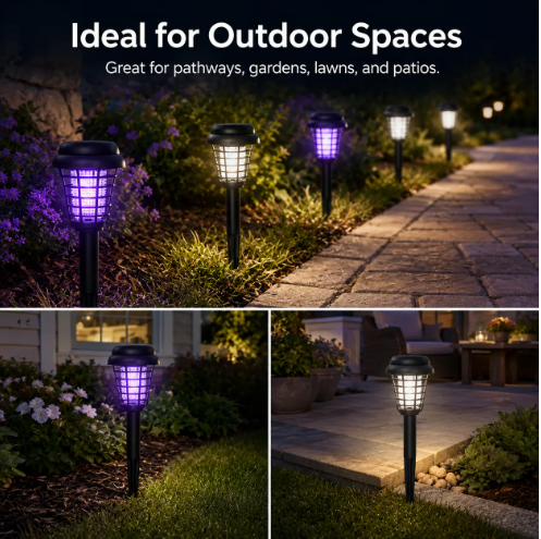 🔥Last Day 50% OFF ✨Solar Mosquito Zapper Light