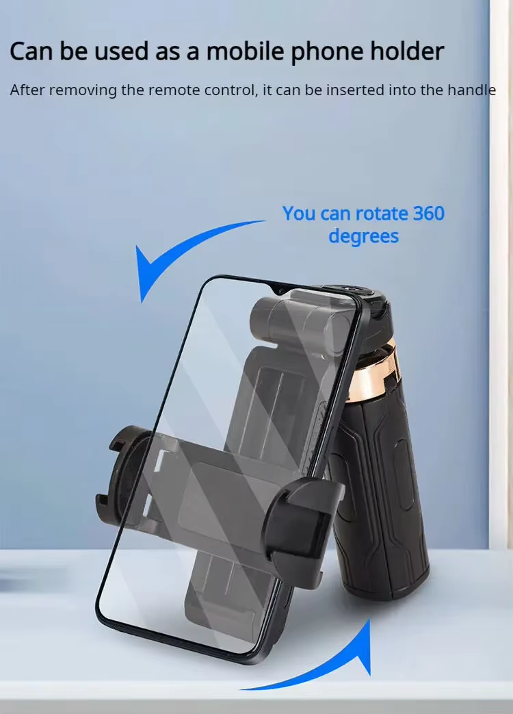 2026NEW🎉Mini Selfie Stick Foldable 3 in 1 Extendable Grip Phone Shooting Tripod Stand with BT Remote Control