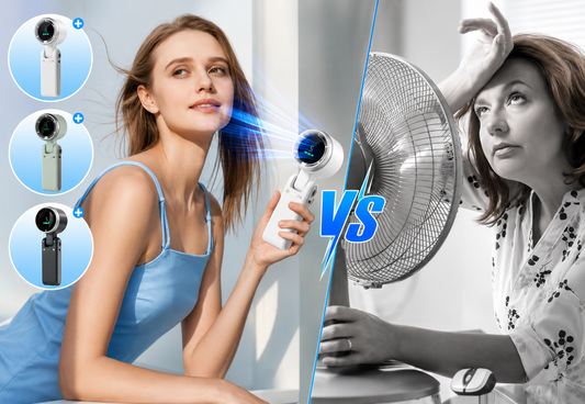 🚀2026 Hot Sale❄️Hand folding high-speed turbine fan