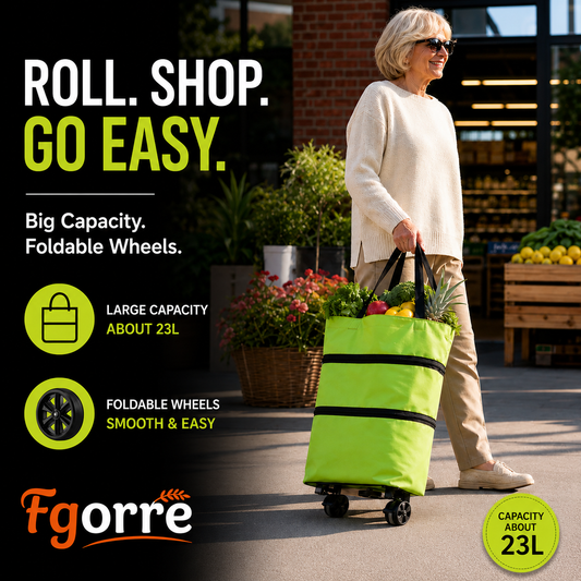 🏆75K+ Sold 🔥2-in-1 Foldable Shopping Cart