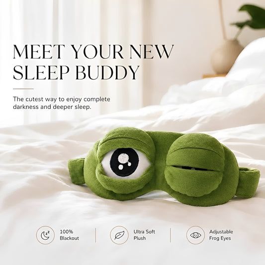 3D FROGGYSNAP - PLUSH SLEEP MASK