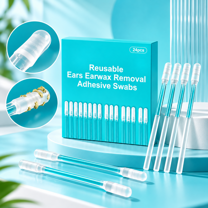 👂✨ Reusable Earwax Cleaning Swabs – Gentle, Easy & Mess-Free Ear Care