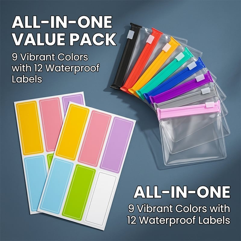 ⏰️Last Day Special Price $16.99 💥Flash Sale🔥Self-Sealing Zip Storage Bags for Travel & Daily Organization