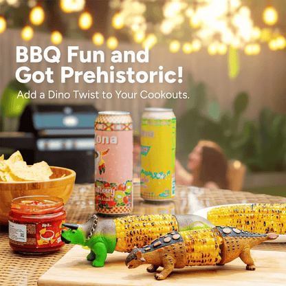🦖Dinosaur Corn Holders for Corn On The Cob🌽Funny Corn Cob Holder for Kids and Adults with Stainless Steel Prongs