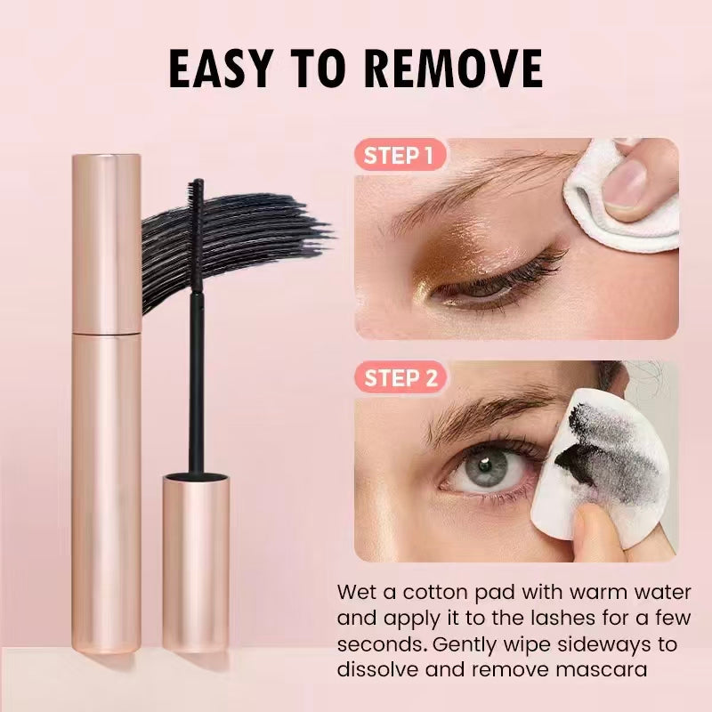 Letzter Tag: 1 kaufen, 1 gratis erhalten✨Wimperntusche für Länge und Schwung – wasserfest, wischfest für atemberaubende Wimpern