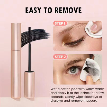 Letzter Tag: 1 kaufen, 1 gratis erhalten✨Wimperntusche für Länge und Schwung – wasserfest, wischfest für atemberaubende Wimpern
