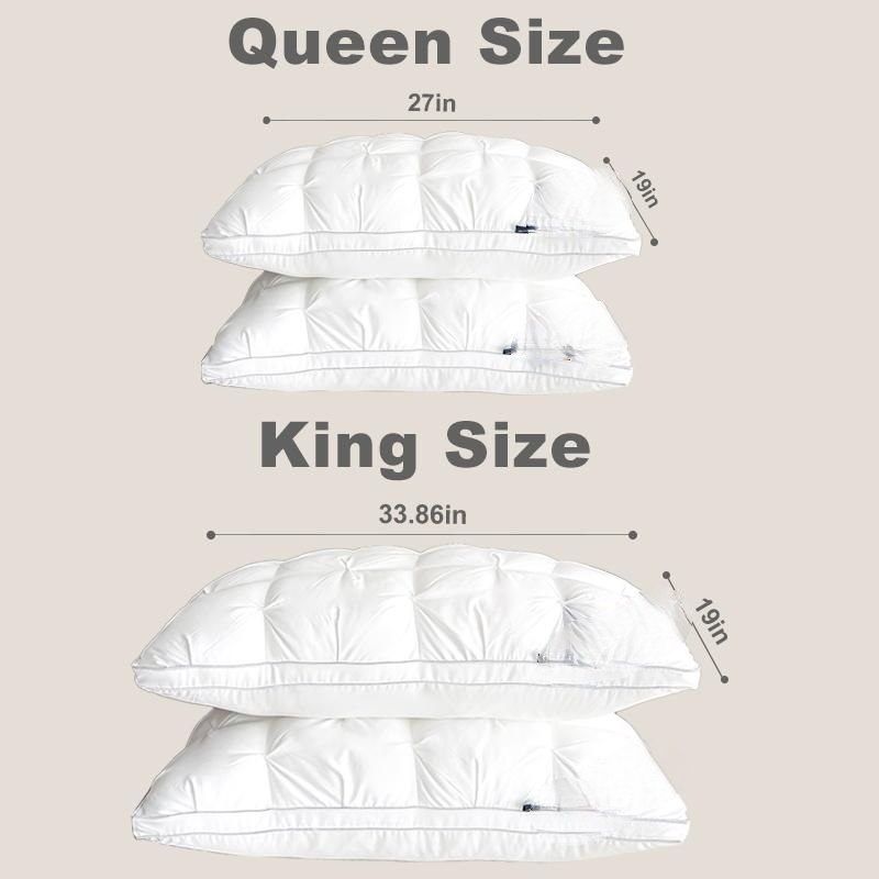 【Mother's Day Gifts】Hotel Collection Deep Sleep Pillow - Neck Support Non-Collapse Design Hypoallergenic for Side Supine Prone Sleepers pillows