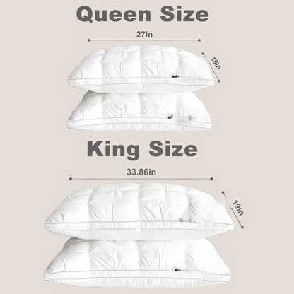 【Mother's Day Gifts】Hotel Collection Deep Sleep Pillow - Neck Support Non-Collapse Design Hypoallergenic for Side Supine Prone Sleepers pillows