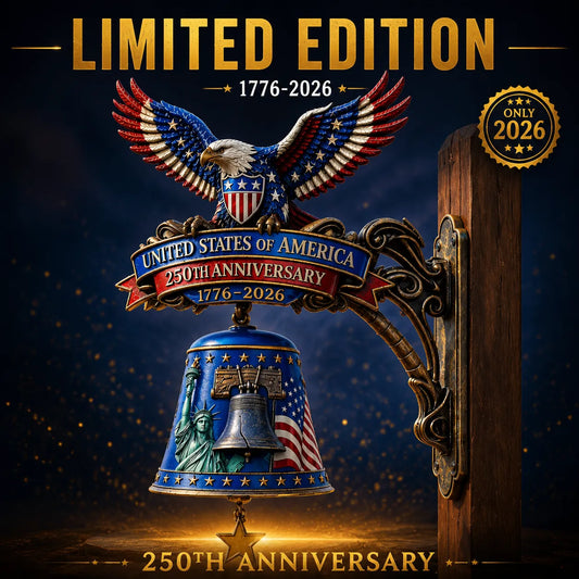 🦅USA 250. Jubiläum Patriotische Wandglocke