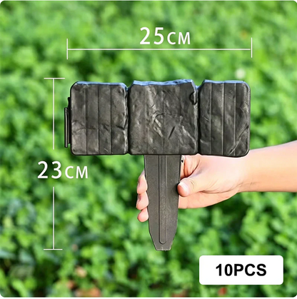 High-quality,durable simulated stone garden fence