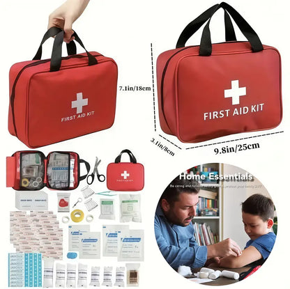 First Aid Kit – High-quality, waterproof, and portable trauma first aid kit, suitable for various emergency situations.