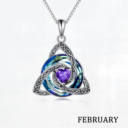 💎 Celtic Knot Birthstone Necklace for Women – A Meaningful Gift for Someone Special