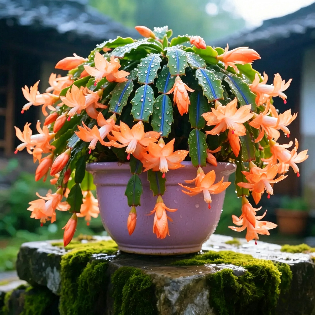 ✨🌸 Rainbow Schlumbergera – Beautiful, Easy-Care Seasonal Blooms