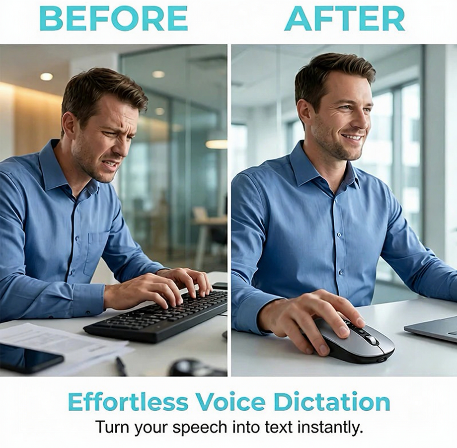 ⚡2026 Hot Sale🖱️AI Smart Voice Wireless Mouse💬