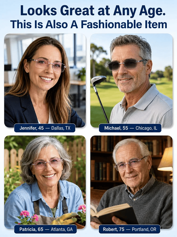 [🏅Regain Your Youthful Vision] Smart Zoom Diamond-Cut Reading Glasses