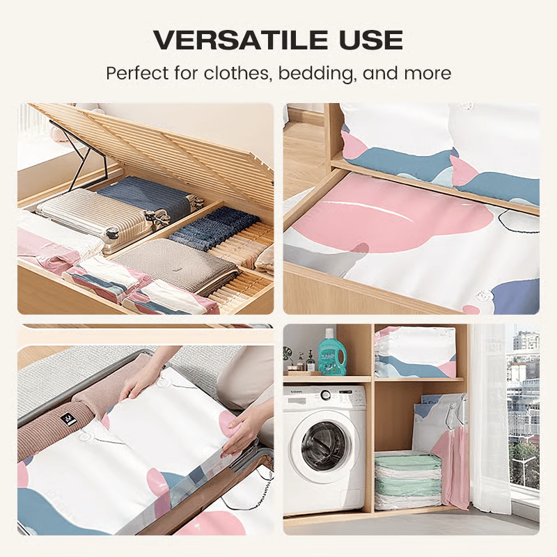 🛩️Last day promotion/ 📦 Large-Capacity Vacuum Bags – No Pump Needed! 💨✨