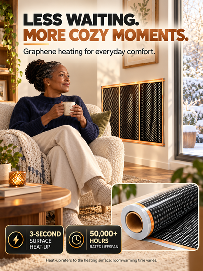 🔥 2026 New Graphene Wall Heater – German-Inspired Heating Technology for Cozy Winter Comfort ❄️🏠