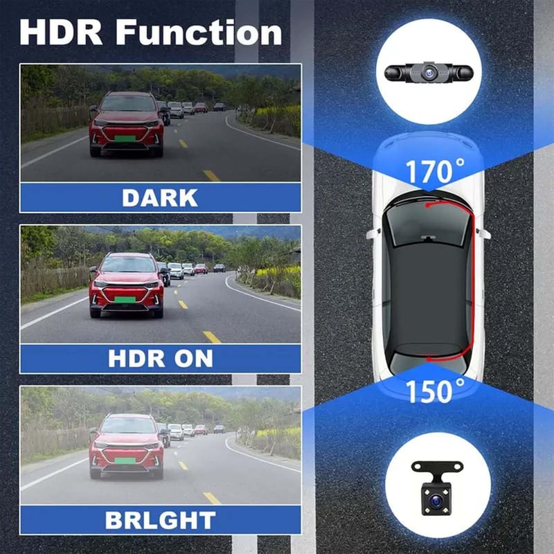 ⚡️Flash Sale🎁LAST DAY 49% OFF🔥Full View Car Dashcam System
