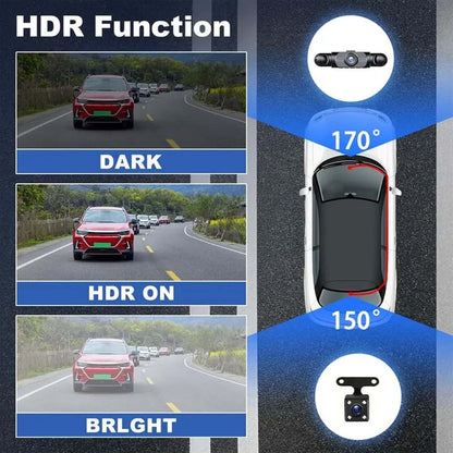 ⚡️Flash Sale🎁LAST DAY 49% OFF🔥Full View Car Dashcam System