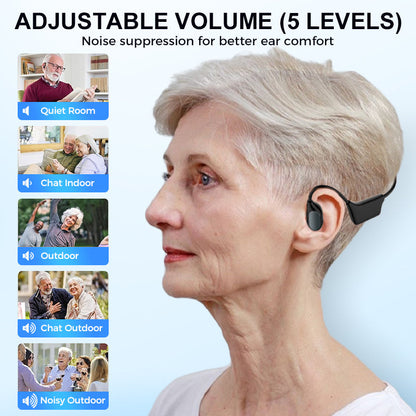 Feel the Joy. Shop the Season 🎄💖 💥 LIMITED TIME OFFER!🔥 Bone Conduction Smart Hearing Aid Bluetooth Earphones