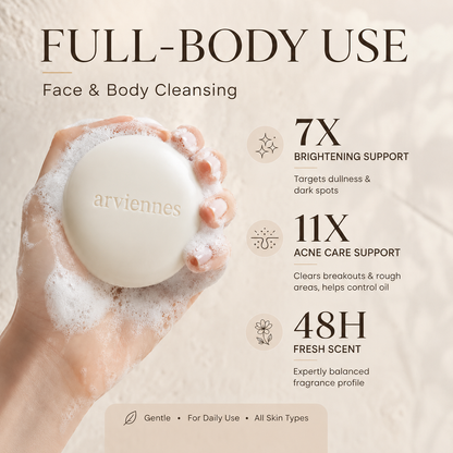 🌿 Niacinamide Skin Soap – Brightens, Fades Spots & Freckles