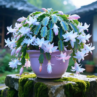 ✨🌸 Rainbow Schlumbergera – Beautiful, Easy-Care Seasonal Blooms