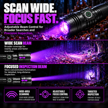 🔦 Rechargeable Blood Tracking Flashlight – High-Visibility Light for Night Hunting & Outdoor Adventures