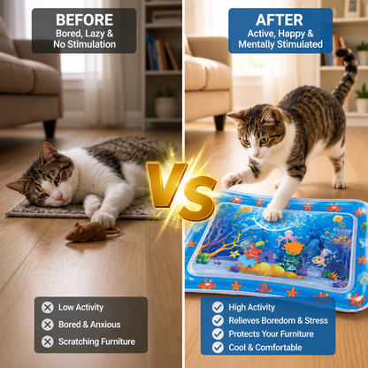 🚀2026 Hot Sale❄️Pet Water Sensory Mat❄️