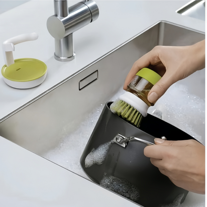 Dish Brush With Soap Dispenser