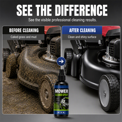 🔥Heavy-Duty Mower Cleaner Spray – Grass, Grease & Grime Remover✨