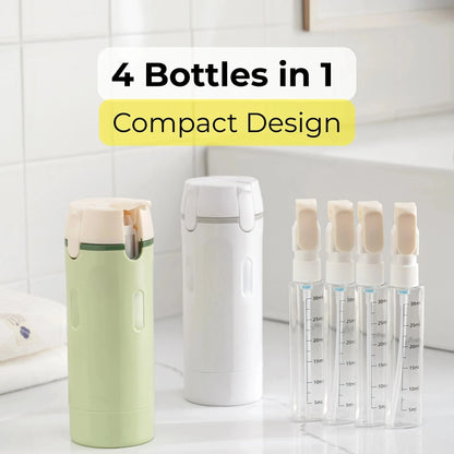 ✨🛩️FLASH SALE/ 4-in-1 Travel Dispenser Bottle/Save Space, Travel Smarter