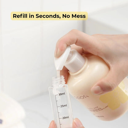 ✨🛩️FLASH SALE/ 4-in-1 Travel Dispenser Bottle/Save Space, Travel Smarter