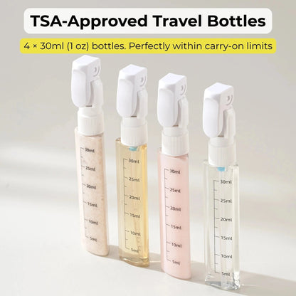 ✨🛩️FLASH SALE/ 4-in-1 Travel Dispenser Bottle/Save Space, Travel Smarter