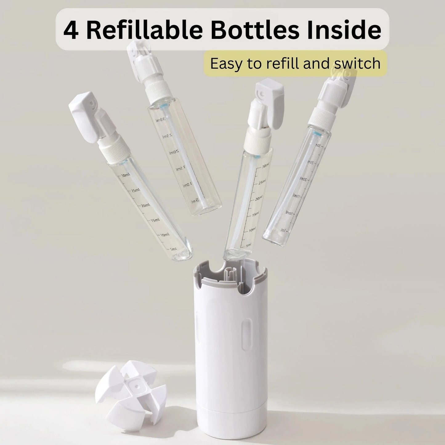 ✨🛩️FLASH SALE/ 4-in-1 Travel Dispenser Bottle/Save Space, Travel Smarter