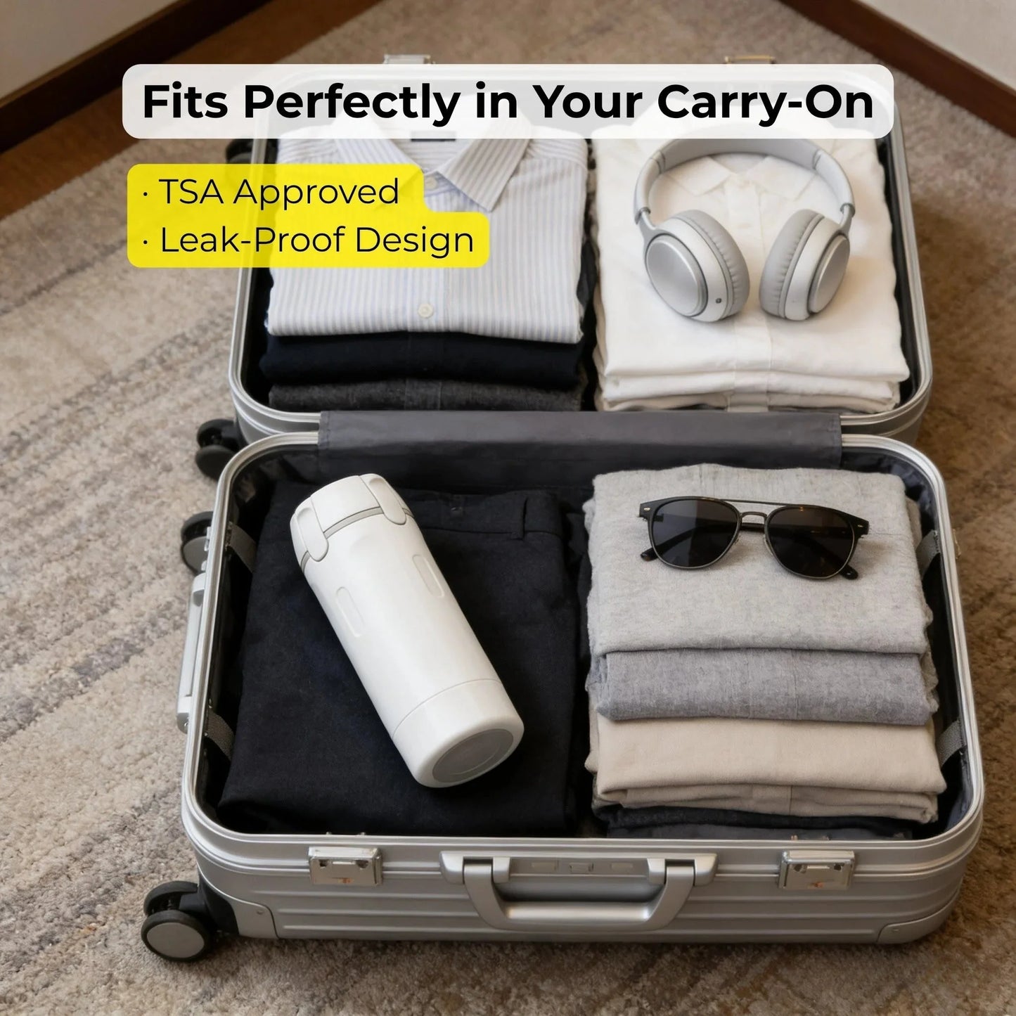 ✨🛩️FLASH SALE/ 4-in-1 Travel Dispenser Bottle/Save Space, Travel Smarter