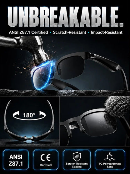 AI Smart Long Battery Life Wireless Bluetooth 6.0 Translation Glasses